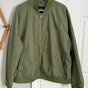 H&M Olive Bomber Jacket for Men
